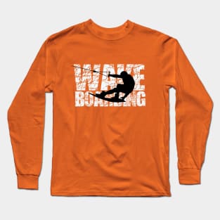 Wakeboarder jumping Long Sleeve T-Shirt